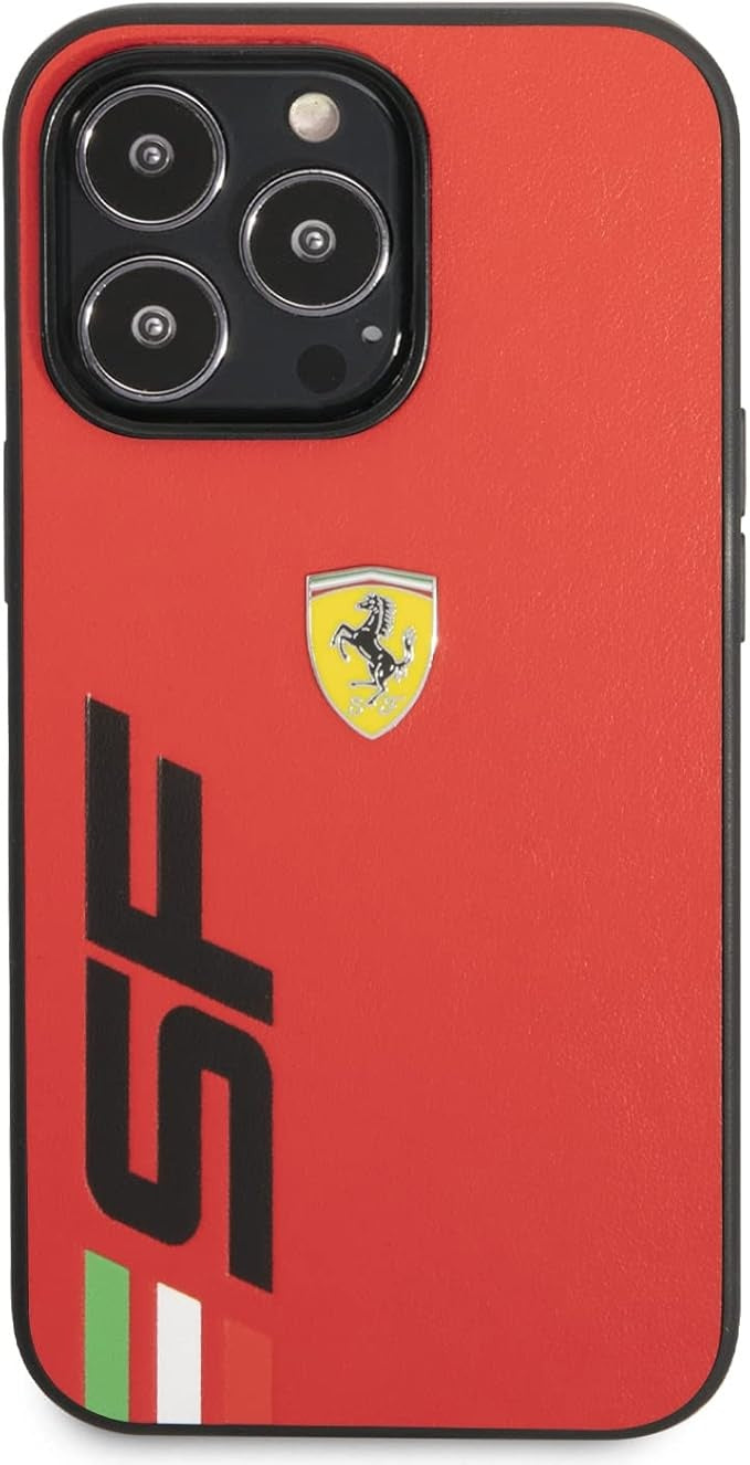Ferrari iPhone 13 Pro Backcover hoesje SF Logo - Rood-Hoesjes-Ilumina Benelux