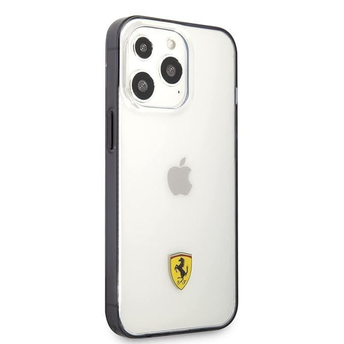 Ferrari iPhone 13 Pro Backcover hoesje Sockproof - Zwart-Hoesjes-Ilumina Benelux