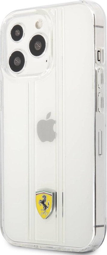 Ferrari iPhone 13 Pro Max Backcover hoesje 3D Stripes - Transparant-Hoesjes-Ilumina Benelux