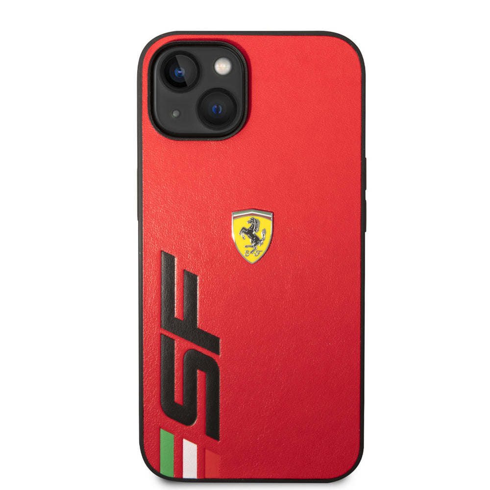 Ferrari iPhone 14 & 15 Plus Hardcase Backcover - Big SF Logo - Rood-Hoesjes-Ilumina Benelux