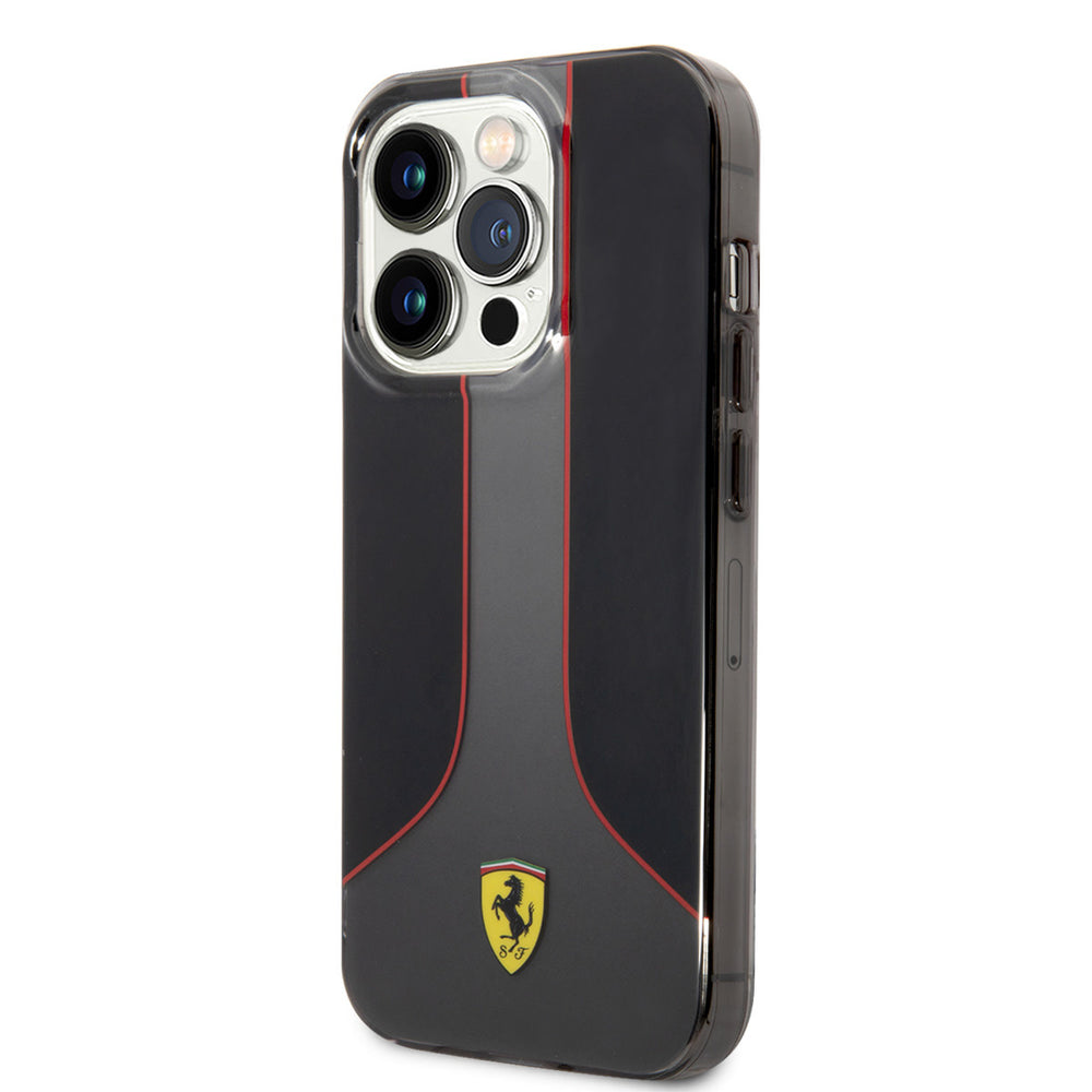 Ferrari iPhone 14 Plus Backcover hoesje Gradients - Zwart-Hoesjes-Ilumina Benelux