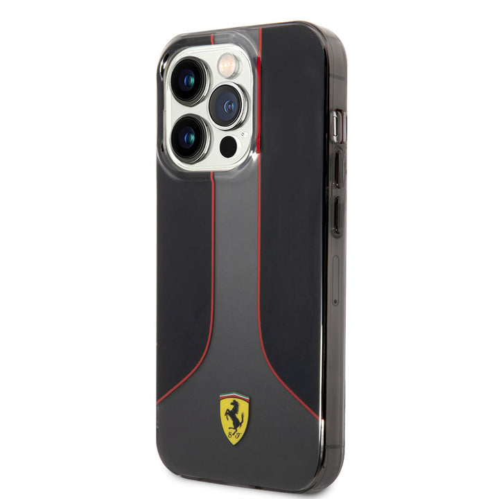 Ferrari iPhone 14 Plus Backcover hoesje Gradients - Zwart-Hoesjes-Ilumina Benelux
