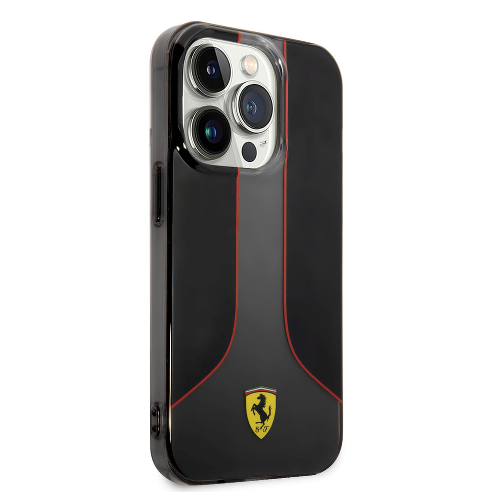 Ferrari iPhone 14 Plus Backcover hoesje Gradients - Zwart-Hoesjes-Ilumina Benelux