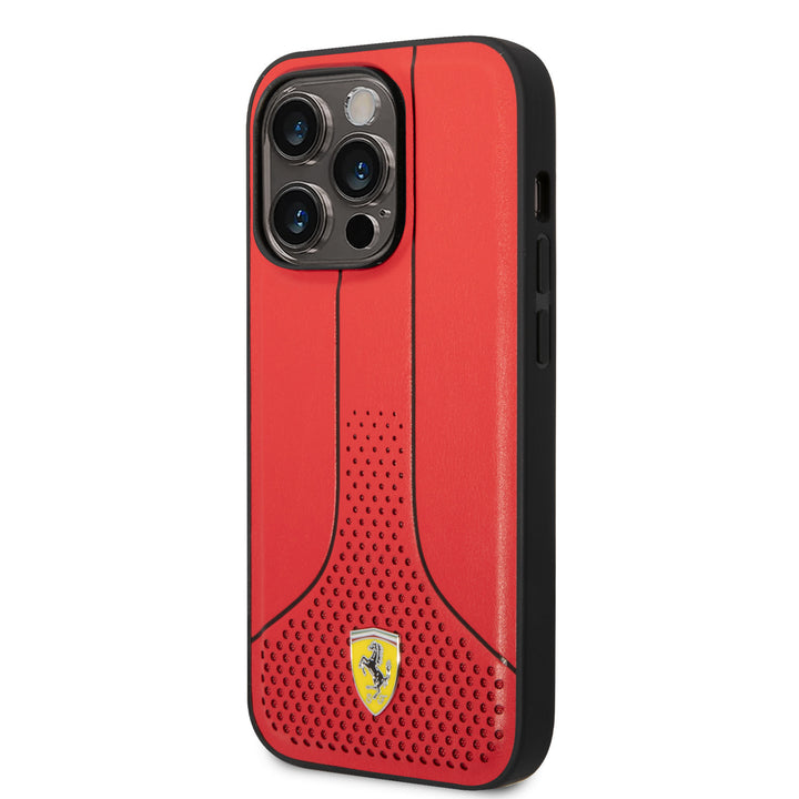 Ferrari iPhone 14 Pro Back Cover hoesje - Rood-Hoesjes-Ilumina Benelux