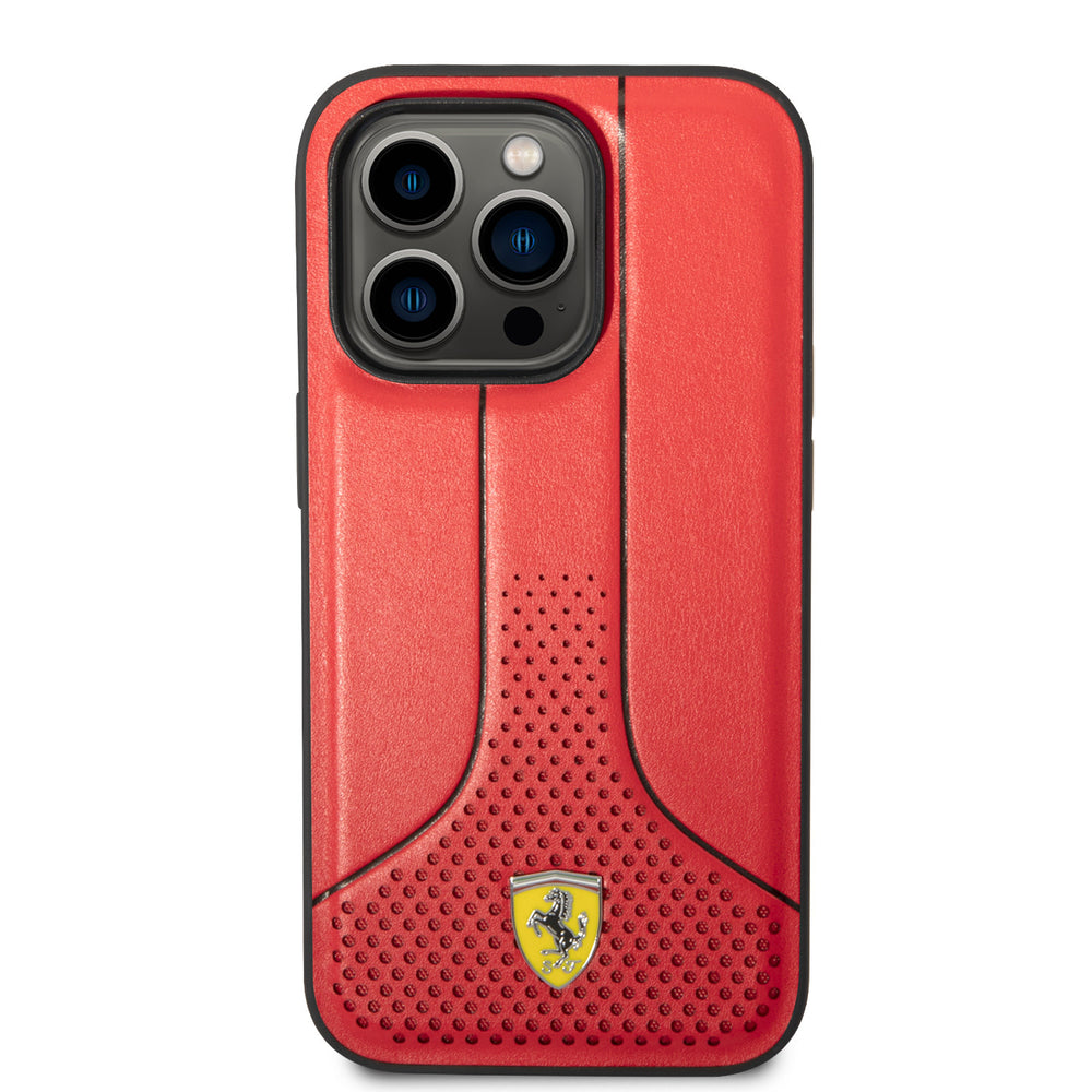 Ferrari iPhone 14 Pro Back Cover hoesje - Rood-Hoesjes-Ilumina Benelux