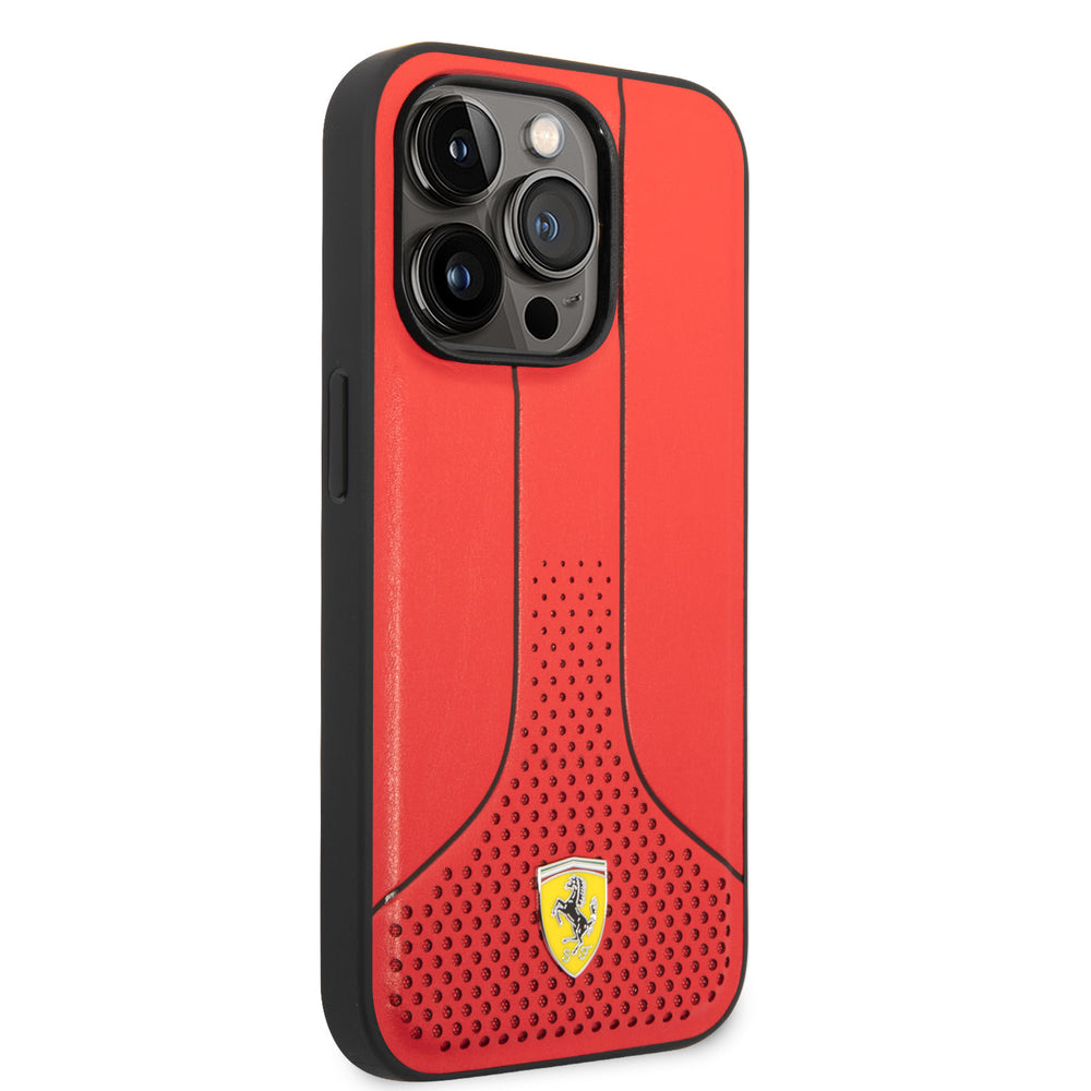 Ferrari iPhone 14 Pro Back Cover hoesje - Rood-Hoesjes-Ilumina Benelux