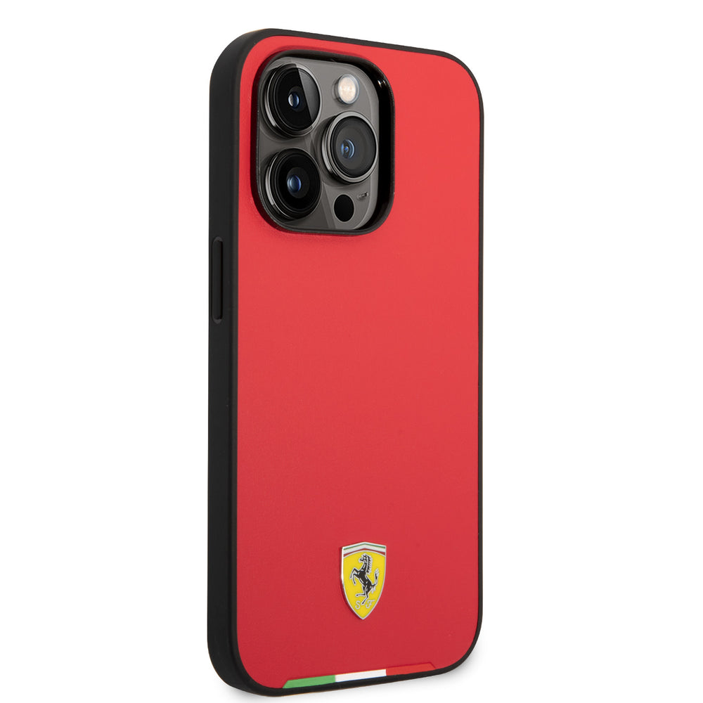 Ferrari iPhone 14 Pro Backcover hoesje - Rood-Hoesjes-Ilumina Benelux