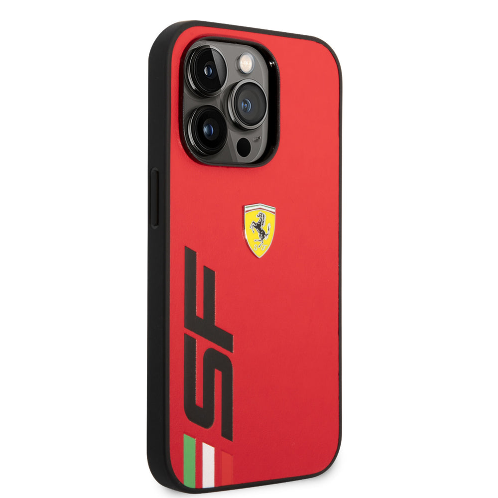 Ferrari iPhone 14 Pro Hardcase Backcover - Big SF Logo - Rood-Hoesjes-Ilumina Benelux