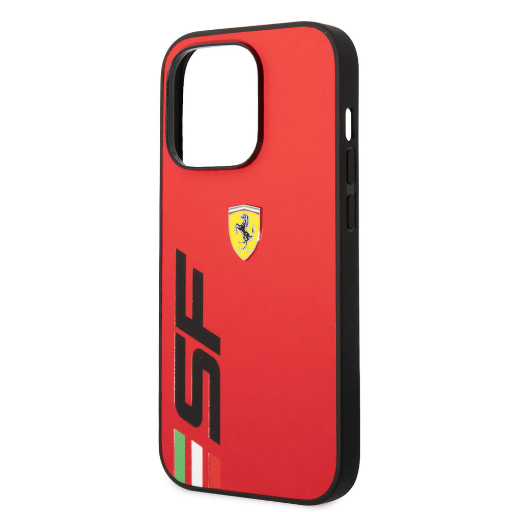 Ferrari iPhone 14 Pro Hardcase Backcover - Big SF Logo - Rood-Hoesjes-Ilumina Benelux