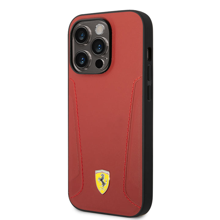 Ferrari iPhone 14 Pro Max Backcover hoesje BU Red - Rood-Hoesjes-Ilumina Benelux
