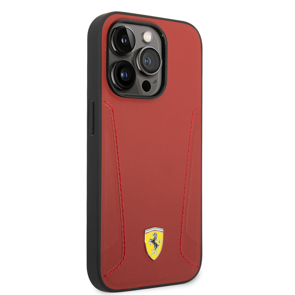 Ferrari iPhone 14 Pro Max Backcover hoesje BU Red - Rood-Hoesjes-Ilumina Benelux