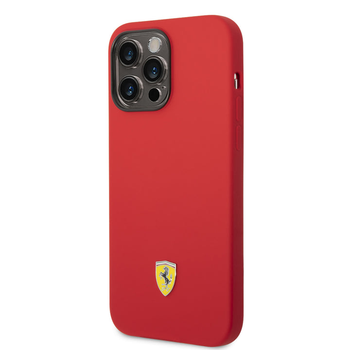 Ferrari iPhone 14 Pro Max Backcover hoesje - Rood-Hoesjes-Ilumina Benelux