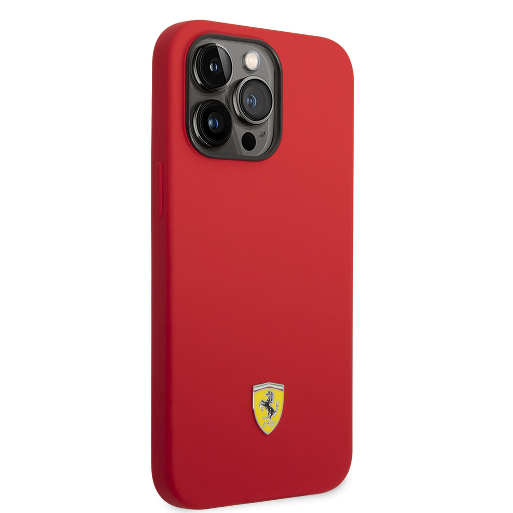 Ferrari iPhone 14 Pro Max Backcover hoesje - Rood-Hoesjes-Ilumina Benelux