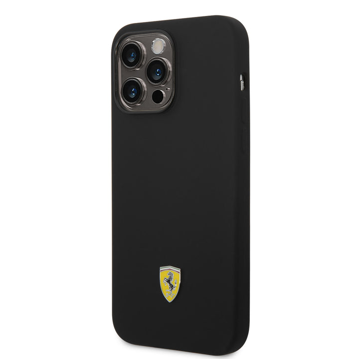 Ferrari iPhone 14 Pro Max Backcover hoesje - Zwart-Hoesjes-Ilumina Benelux