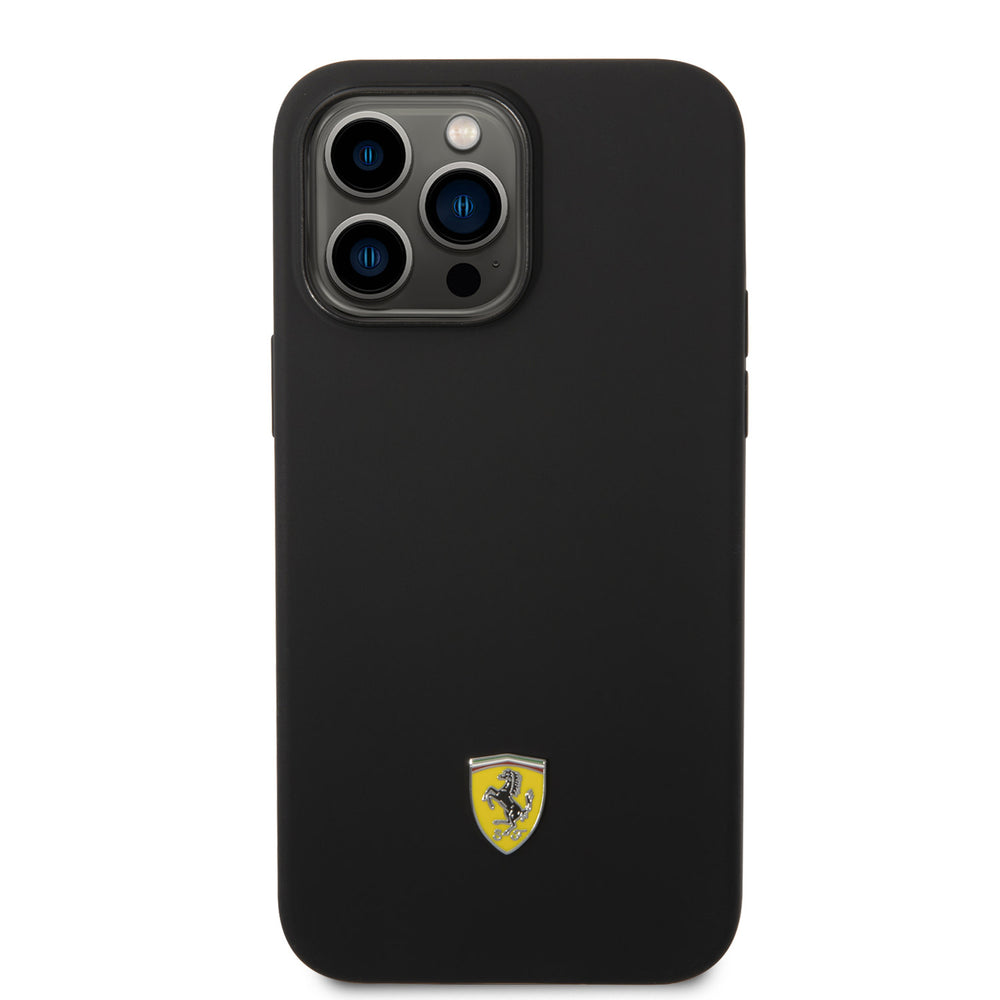 Ferrari iPhone 14 Pro Max Backcover hoesje - Zwart-Hoesjes-Ilumina Benelux