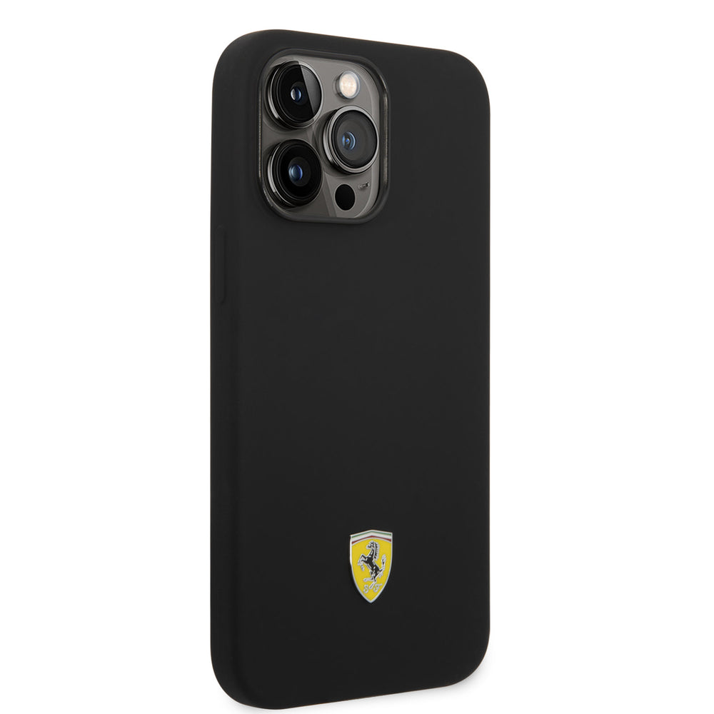 Ferrari iPhone 14 Pro Max Backcover hoesje - Zwart-Hoesjes-Ilumina Benelux