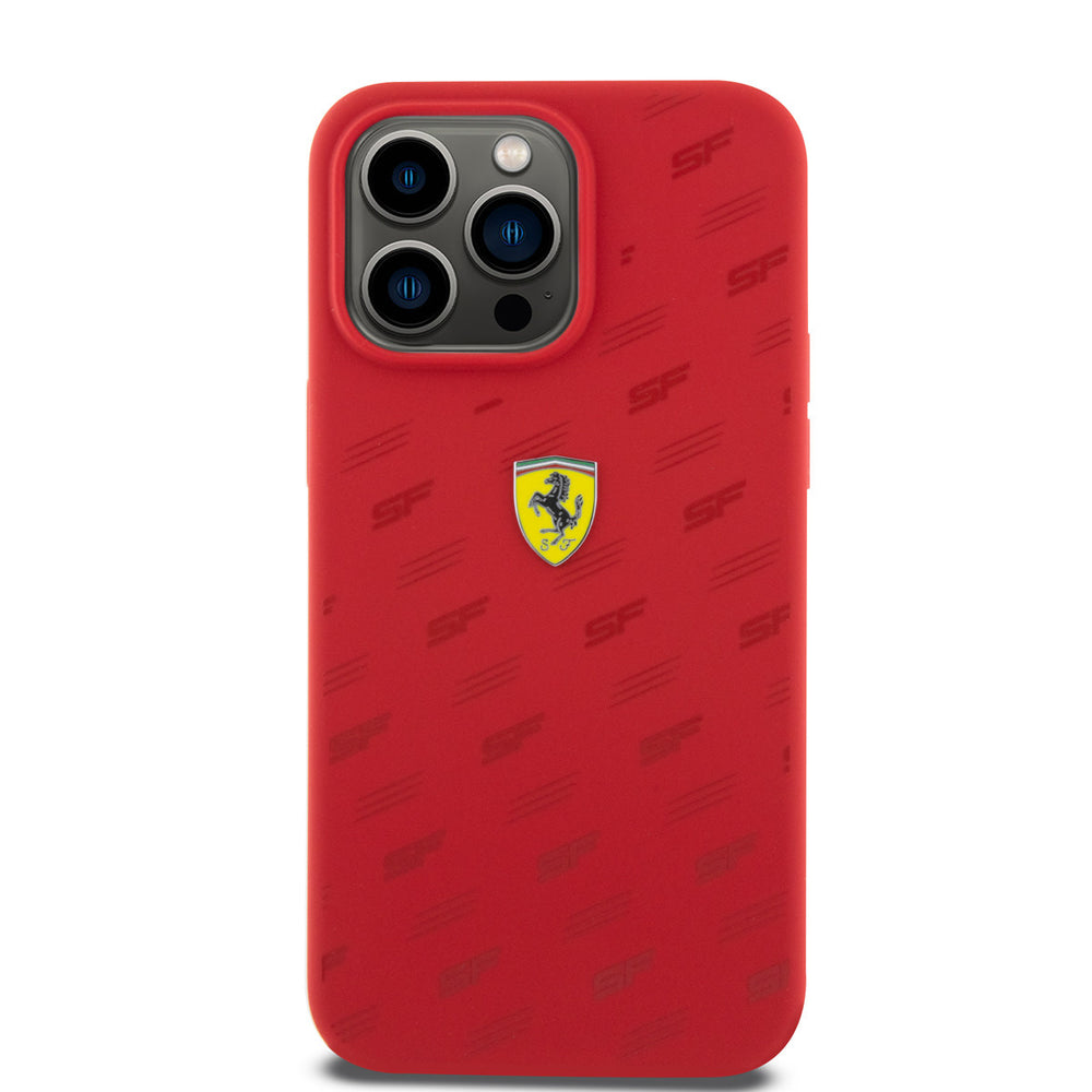 Ferrari iPhone 15 Plus Backcover hoesje - Over SF - Rood-Hoesjes-Ilumina Benelux