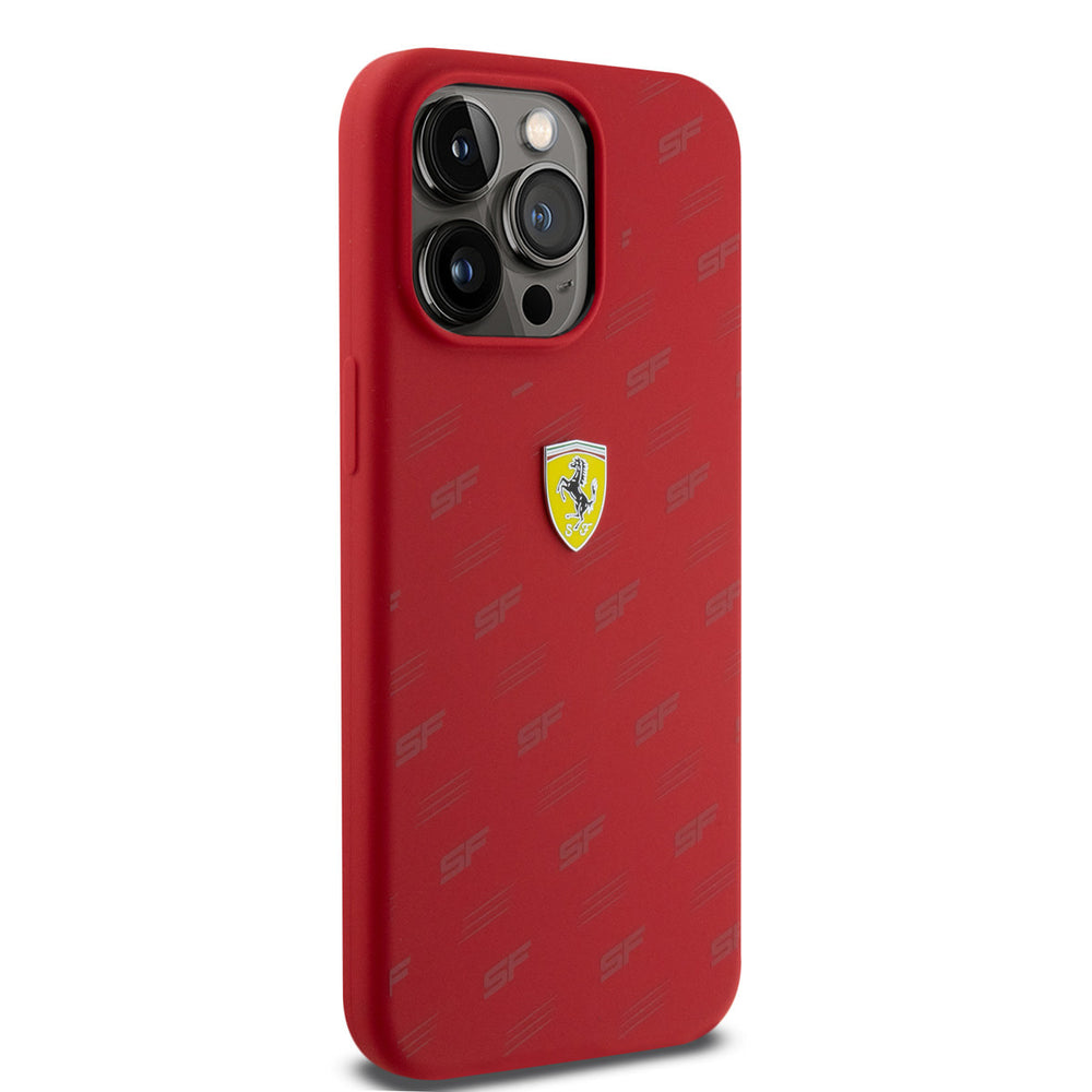 Ferrari iPhone 15 Plus Backcover hoesje - Over SF - Rood-Hoesjes-Ilumina Benelux
