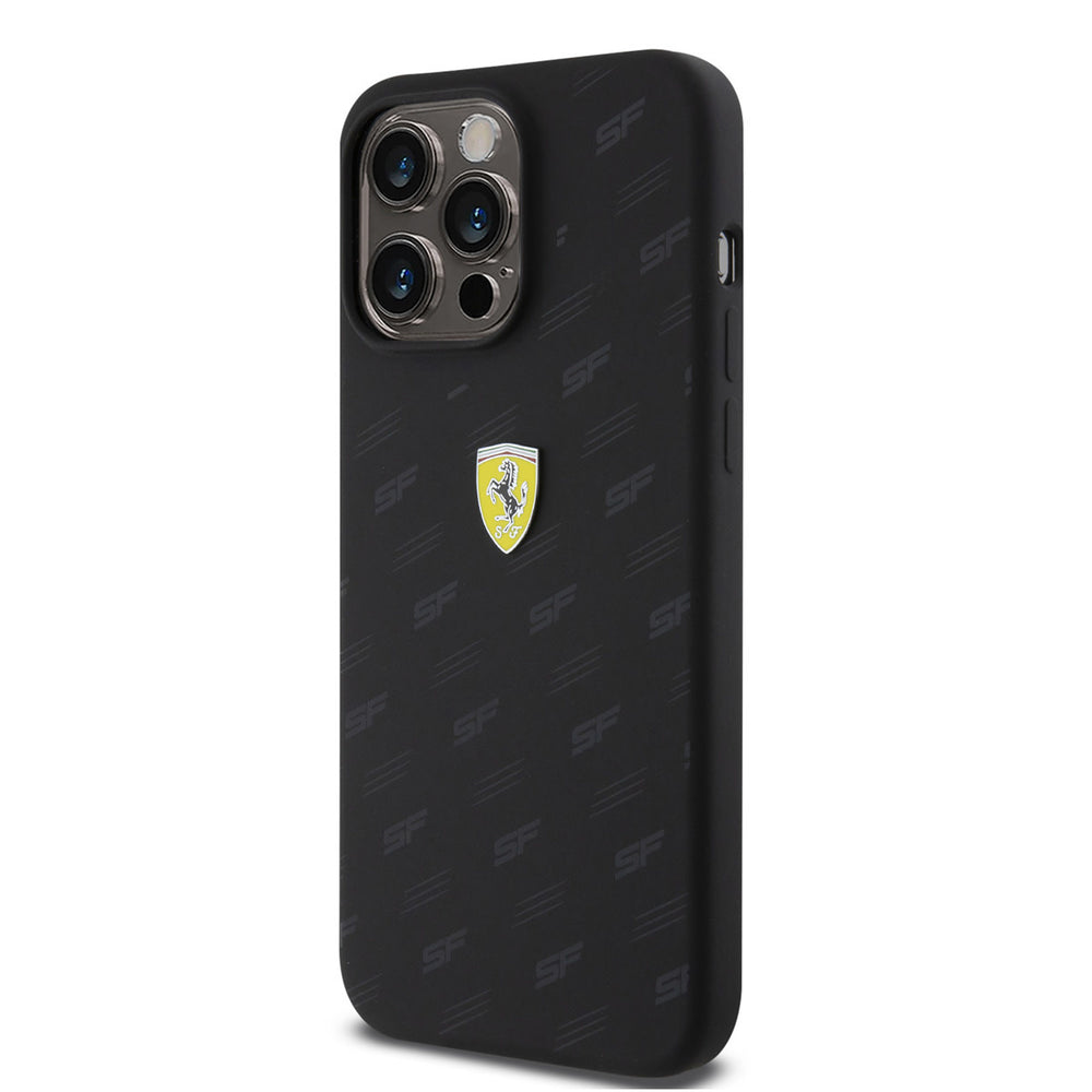 Ferrari iPhone 15 Plus Backcover hoesje - Over SF - Zwart-Hoesjes-Ilumina Benelux