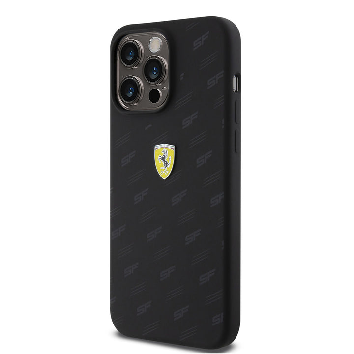 Ferrari iPhone 15 Plus Backcover hoesje - Over SF - Zwart-Hoesjes-Ilumina Benelux