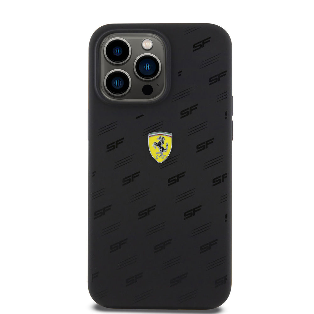 Ferrari iPhone 15 Plus Backcover hoesje - Over SF - Zwart-Hoesjes-Ilumina Benelux