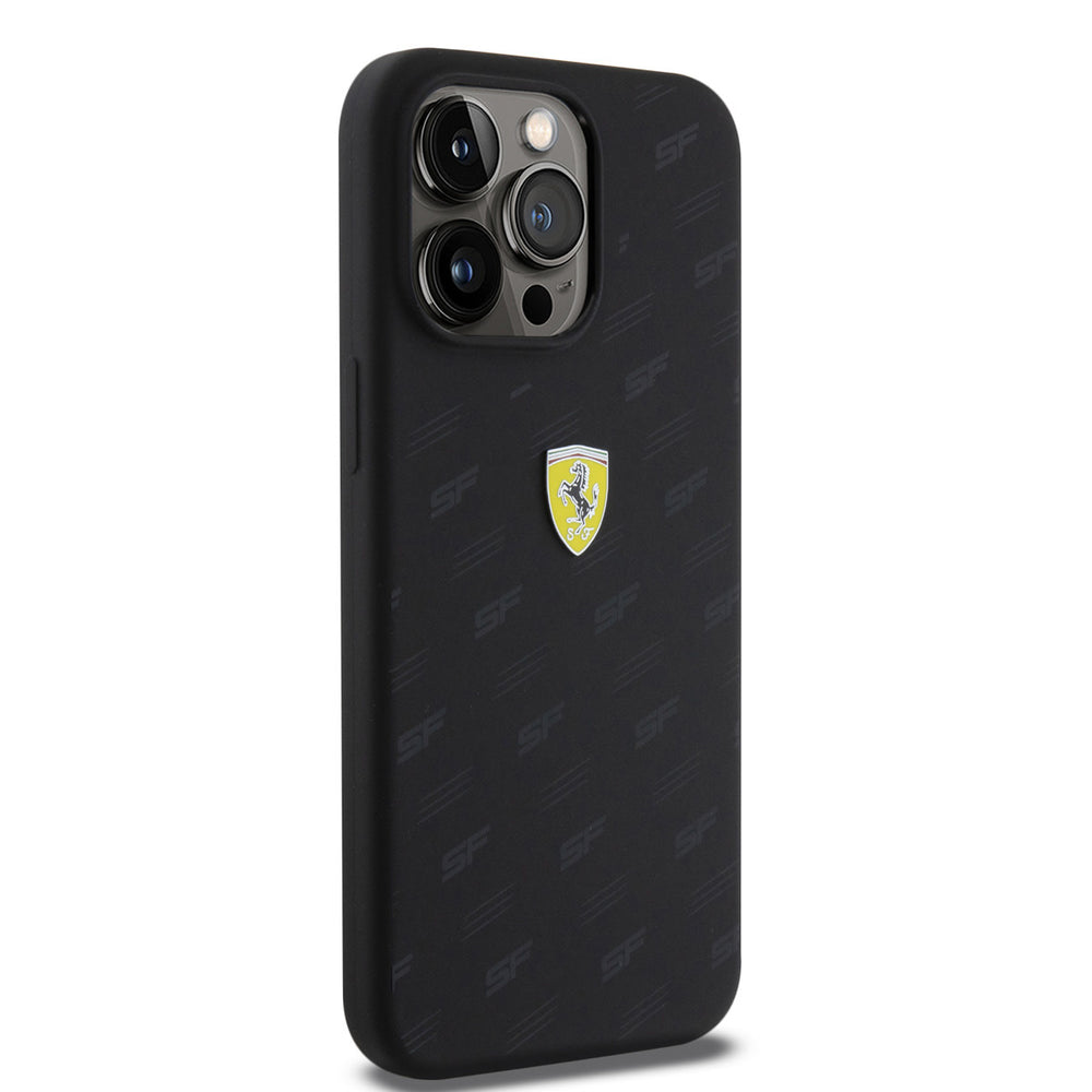 Ferrari iPhone 15 Plus Backcover hoesje - Over SF - Zwart-Hoesjes-Ilumina Benelux