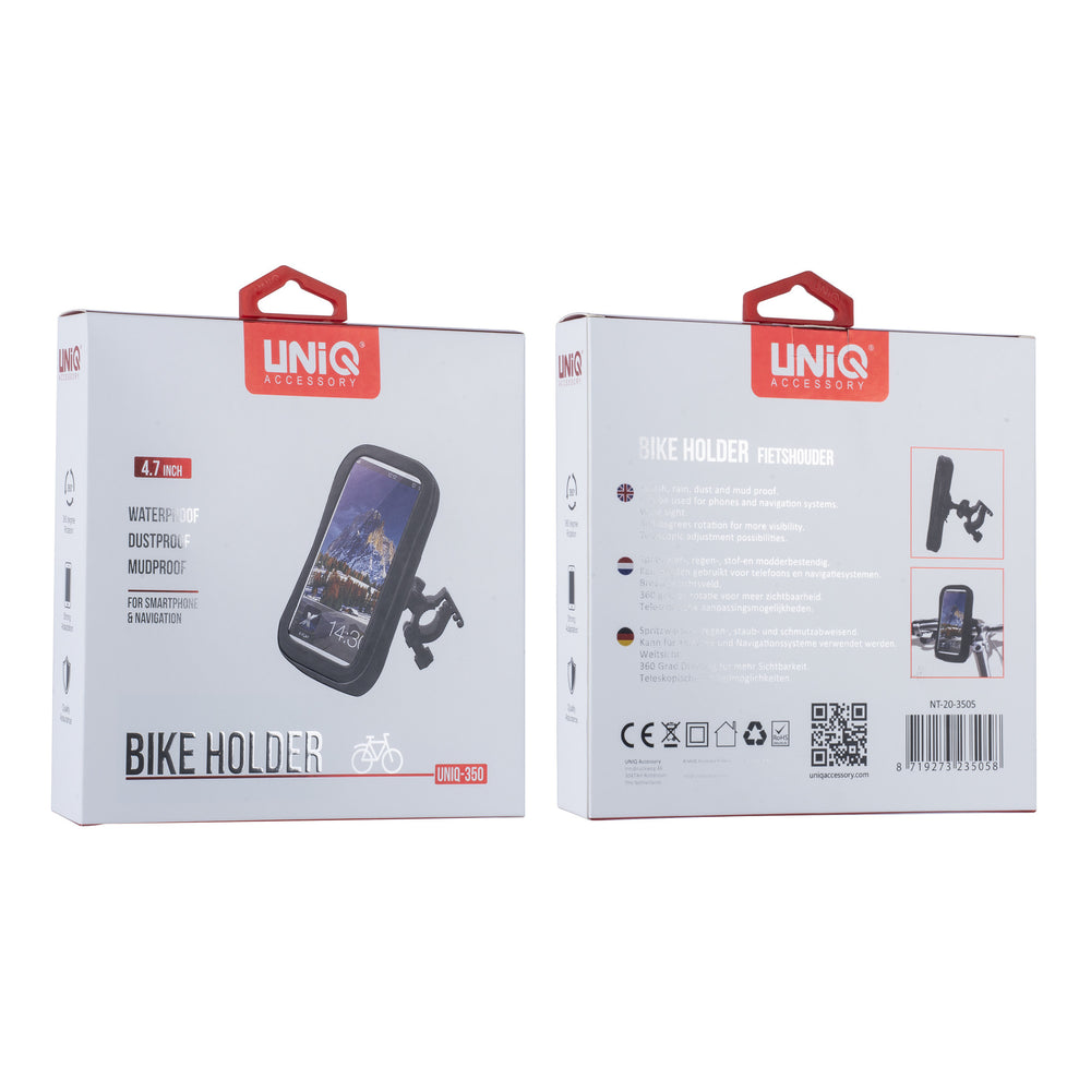 Fietshouder van UNIQ Accessory 4.7 inch - Waterbestendig-Telefoonhouders-Ilumina Benelux