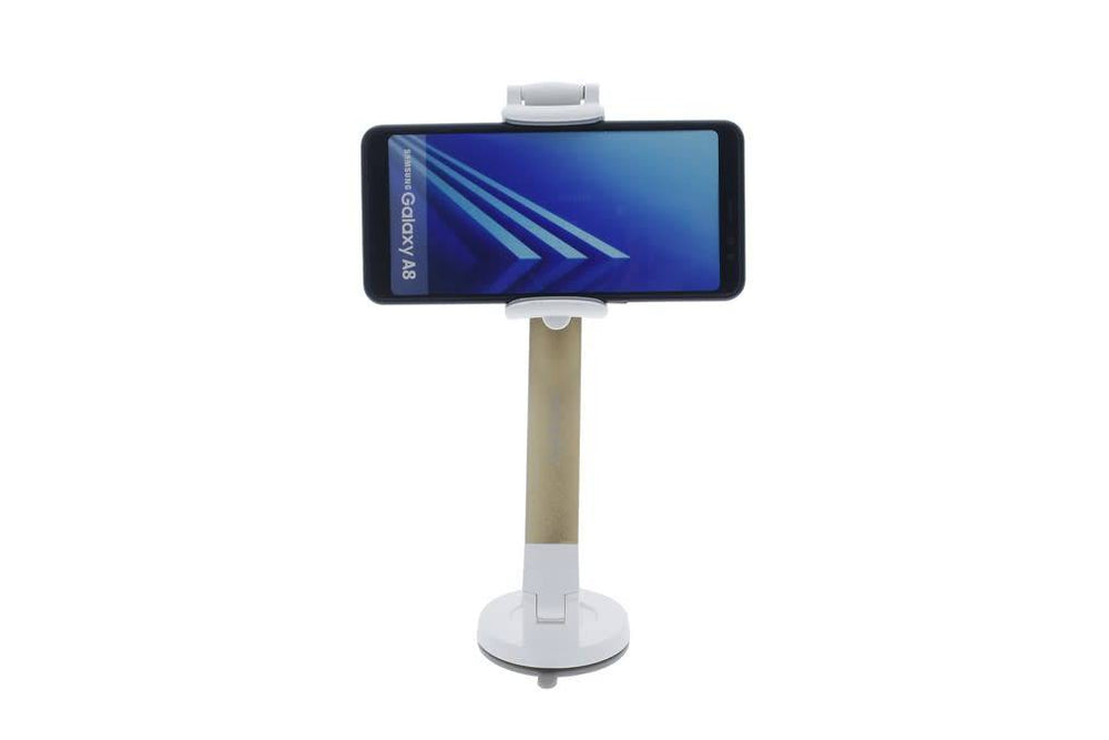 Flexibel Goud Telefoonhouder auto - Universele telefoonhouder Zuignap -Veilig Bellen en Navigeren - Kunststof-Telefoonhouders-Ilumina Benelux