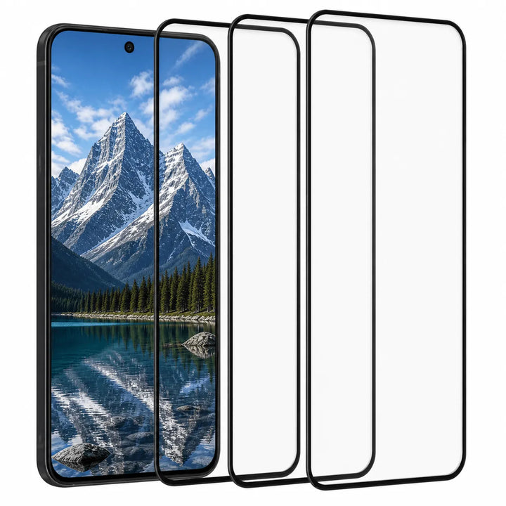 Samsung Galaxy S26 Plus Screenprotector Full Cover Gehard Glas 9H – Anti-kras - 3-Pack Tempered Glas-Ilumina Benelux