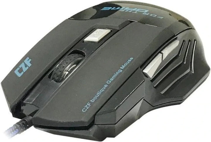 Gaming muis bedraad – 3200 DPI – 6 knoppen – USB optisch – Ergonomisch – 1,5 m kabel – Zwart-Muis-Ilumina Benelux