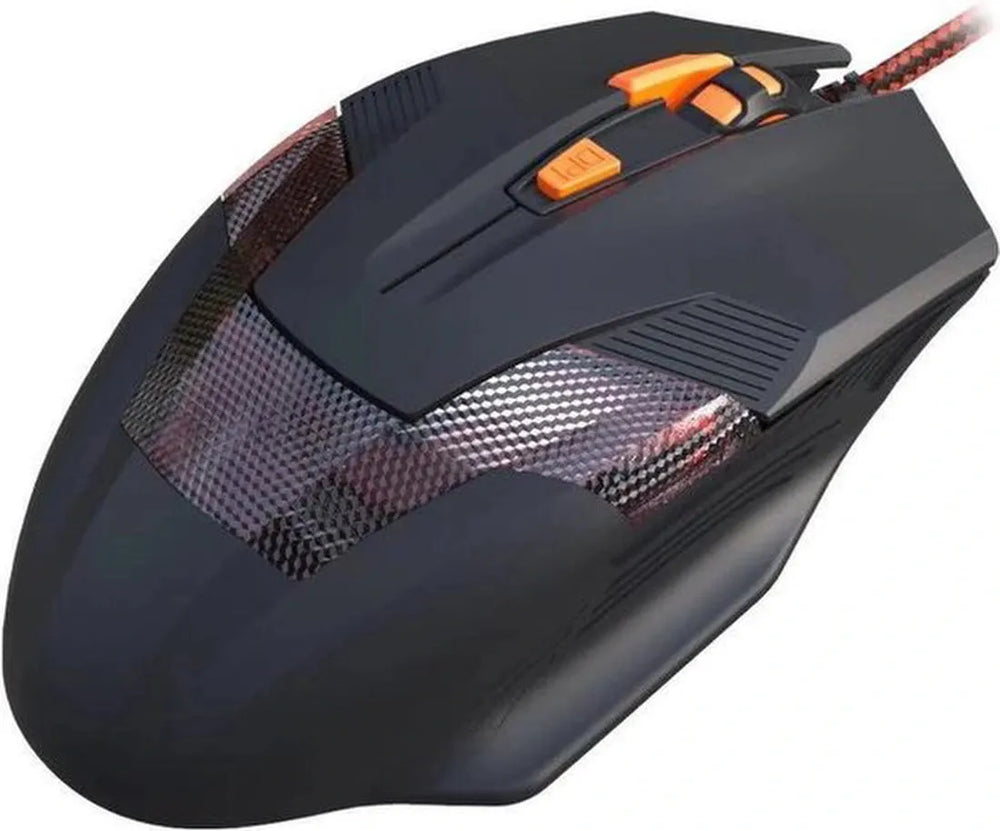 Gaming muis bedraad – 7 knoppen – 3200 DPI – USB optisch – Ergonomisch – Zwart-Muis-Ilumina Benelux