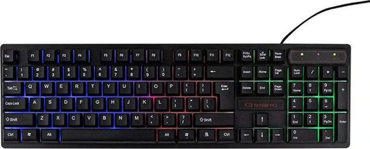 Gaming toetsenbord – Bedraad USB – 104 toetsen – RGB 3-kleur achtergrondverlichting – Ergonomisch – Zwart-Toetsenbord-Ilumina Benelux