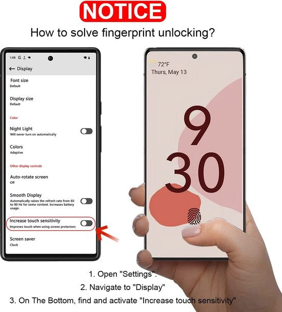 Google Pixel 6 – 9H Gehard Glas – Anti-kras – 2-Pack Tempered Glas-Ilumina Benelux