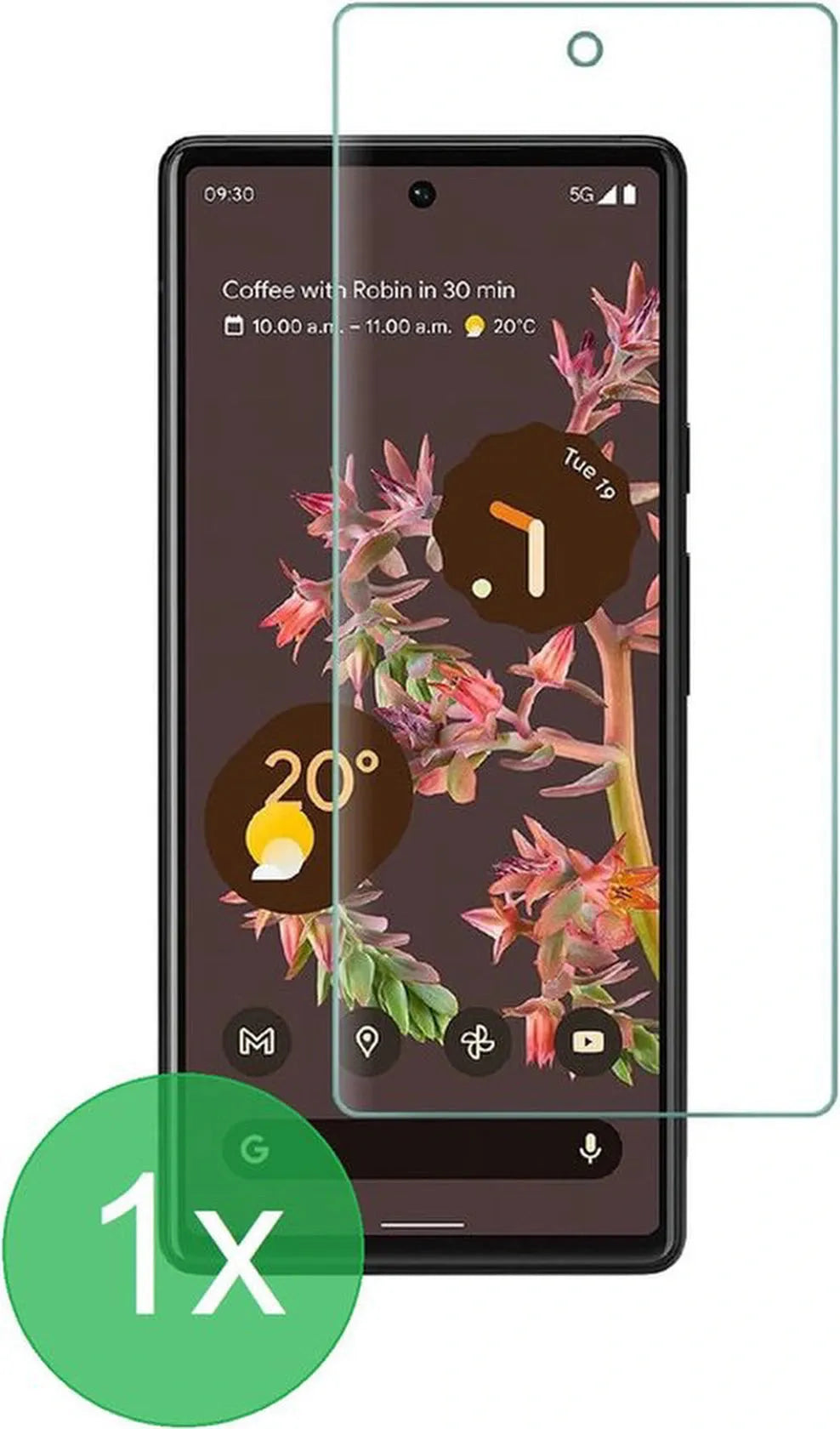 Google Pixel 6 Screenprotector Gehard 9H – Anti-Kras – 1-Pack-Ilumina Benelux