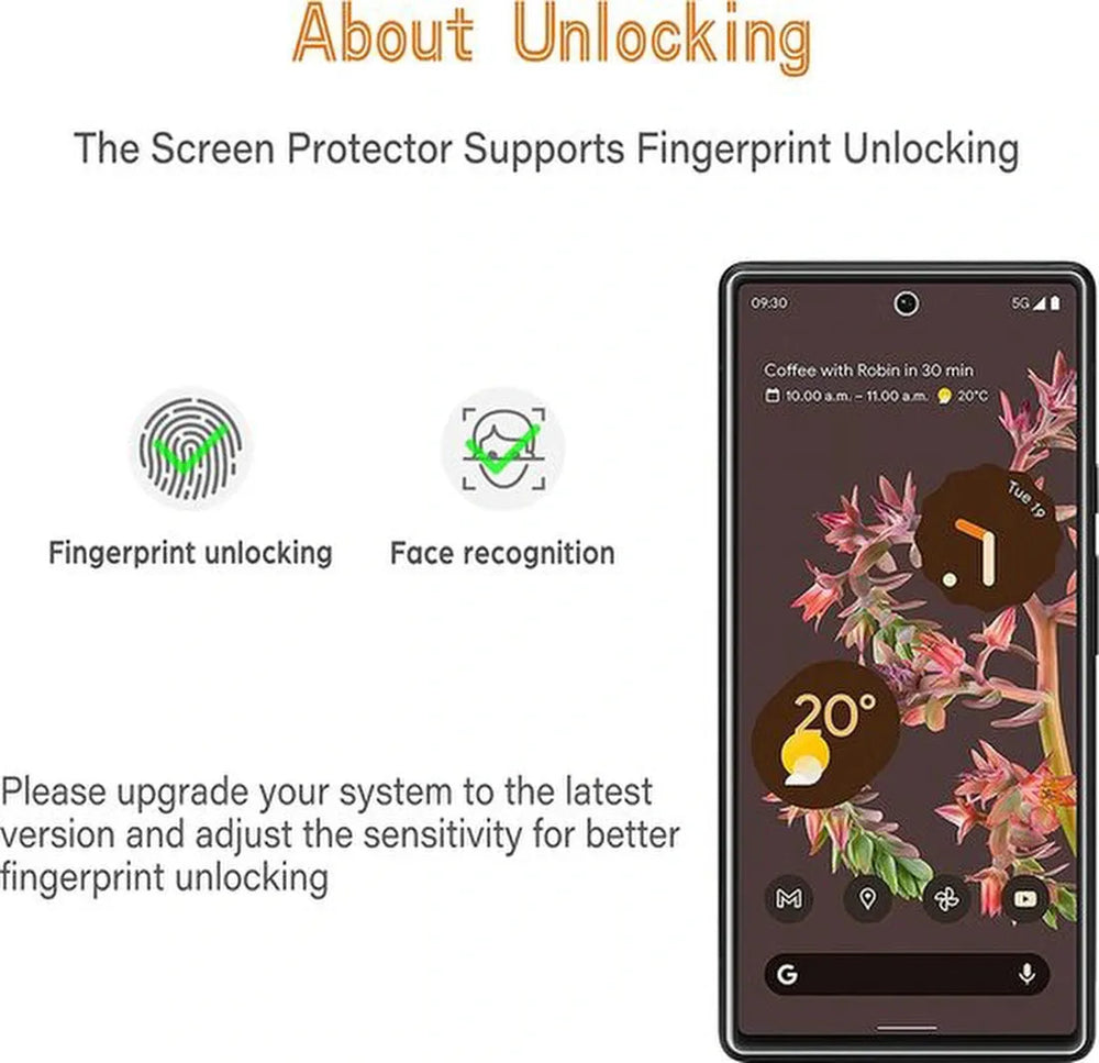 Google Pixel 6 Screenprotector Gehard 9H – Anti-kras – 1-Pack-Ilumina Benelux