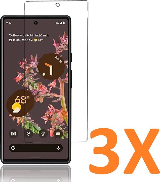 Google Pixel 6 Screenprotector Gehard 9H – Anti-kras – 3-Pack-Ilumina Benelux