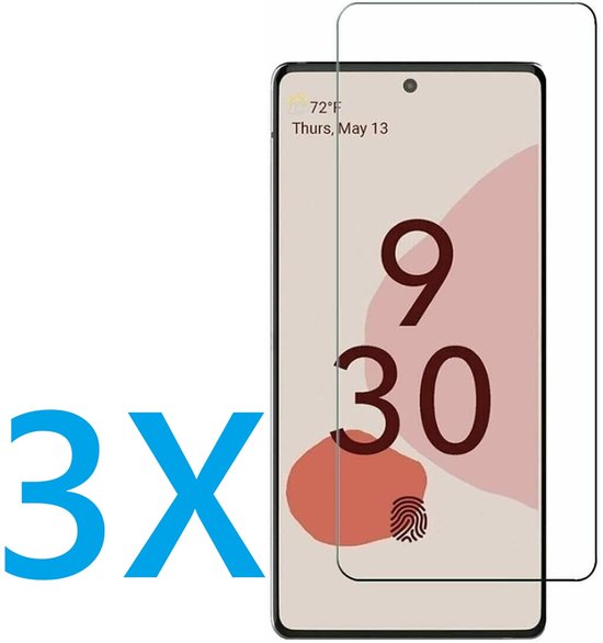 Google Pixel 6A Screenprotector Gehard 9H – Anti-kras – 3-Pack-Ilumina Benelux