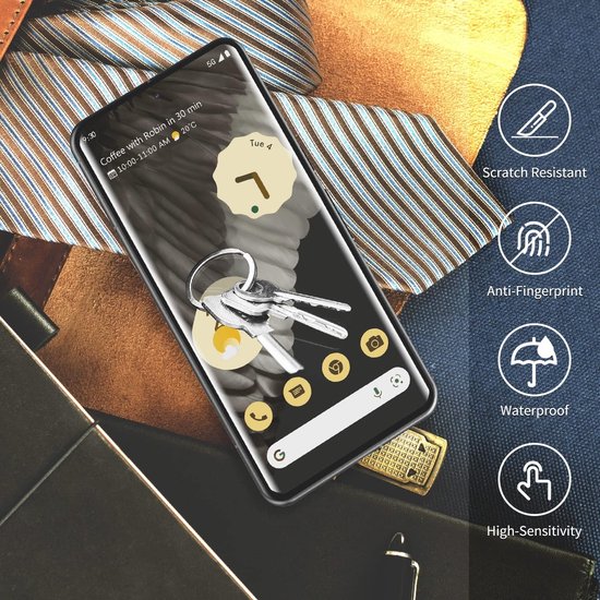 Google Pixel 7 Pro Screenprotector Gehard 9H Screenprotector Full Cover – 2-Pack-Ilumina Benelux
