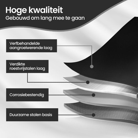 Gootsteenkast organizer – Uitschuifbaar keukenkast rek met ladesysteem – Afdruiprek en mandjes – Onder gootsteen – Zwart kunststof-Ilumina Benelux