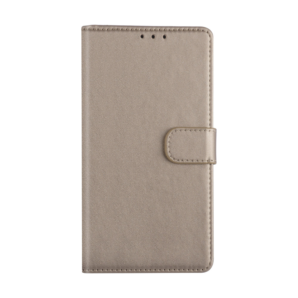 Goud hoesje Samsung Galaxy A01 - Book Case - Kaarthouder (A015F)-Hoesjes-Ilumina Benelux