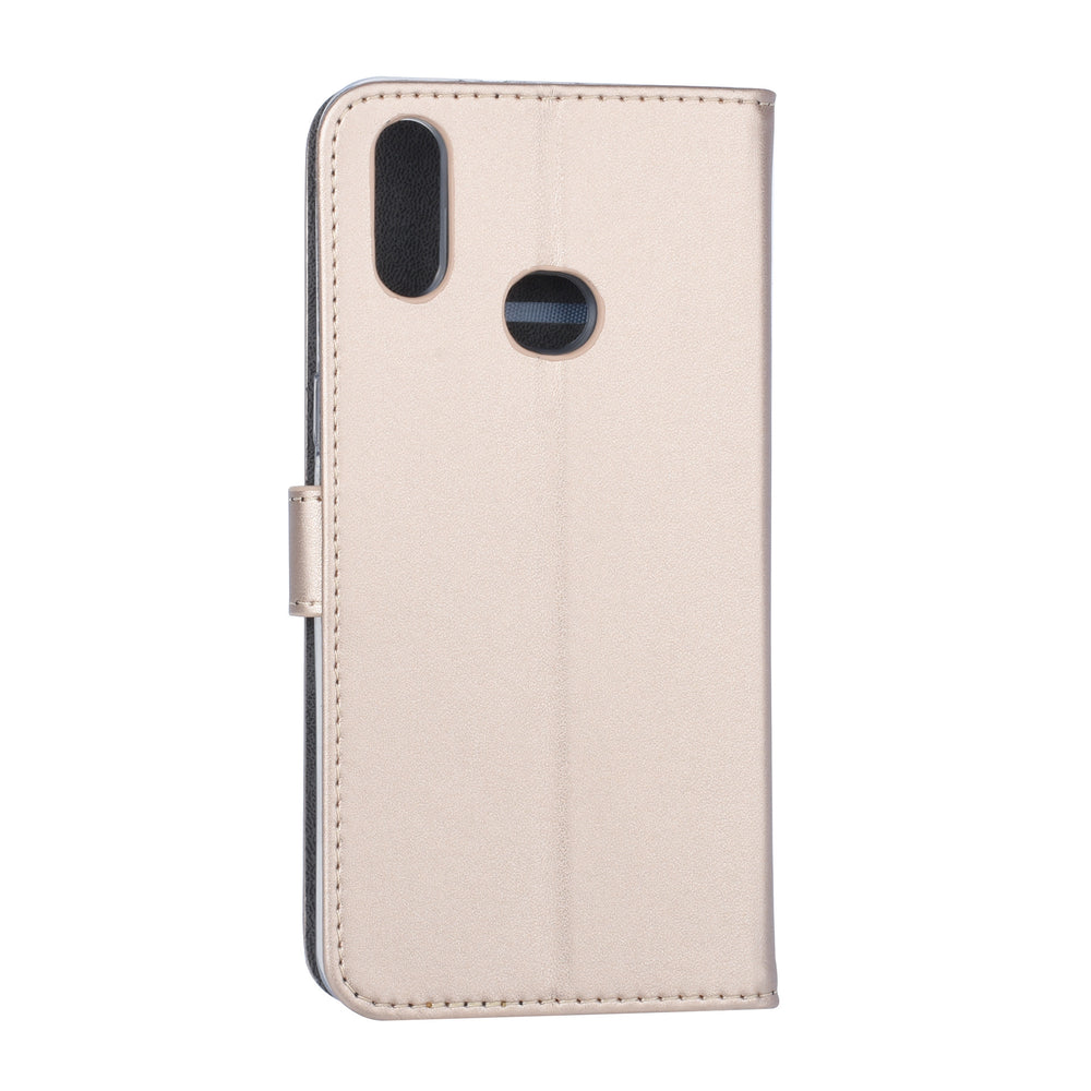 Goud hoesje Samsung Galaxy A10s - Book Case - Pasjeshouder (A107F)-Hoesjes-Ilumina Benelux