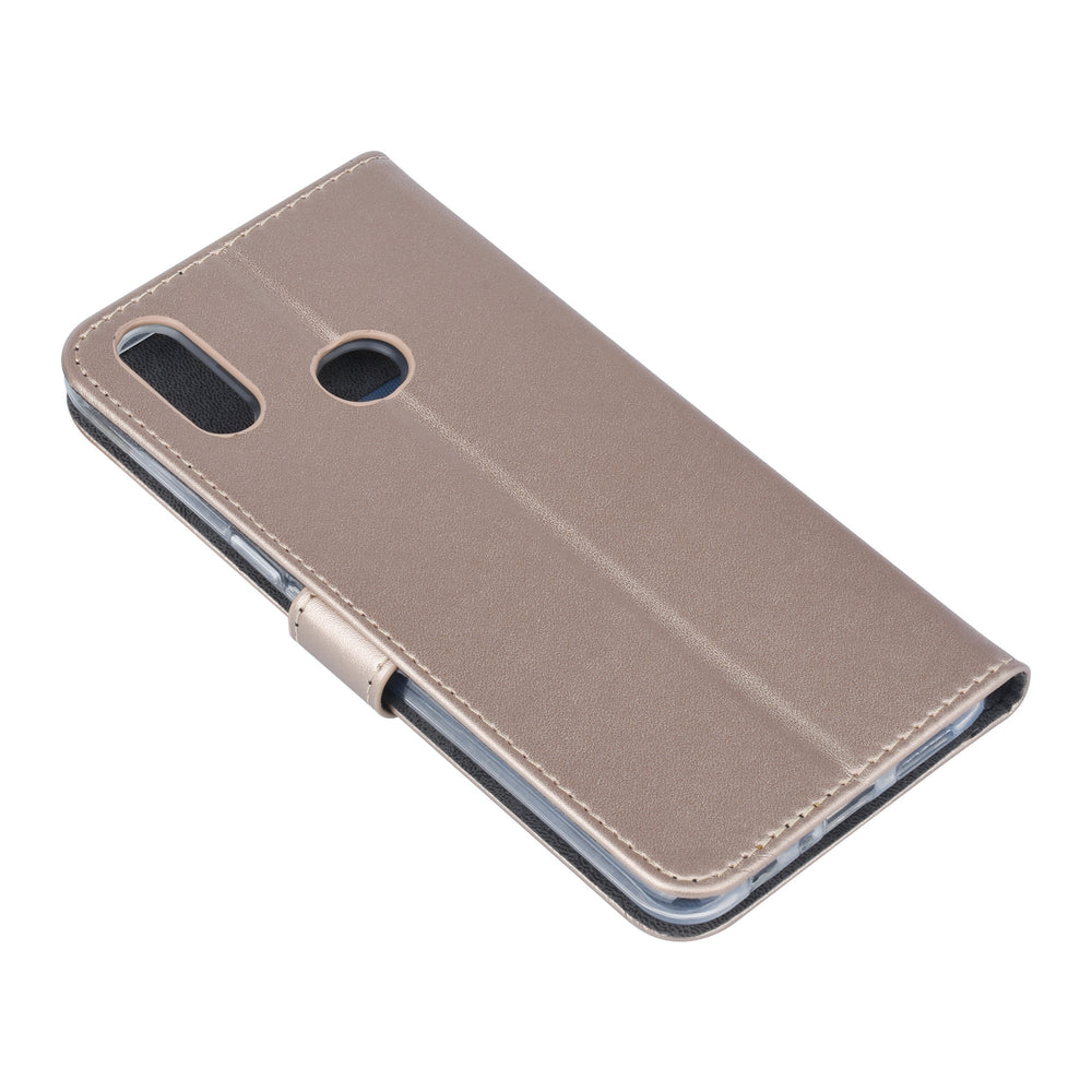 Goud hoesje Samsung Galaxy A10s - Book Case - Pasjeshouder (A107F)-Hoesjes-Ilumina Benelux