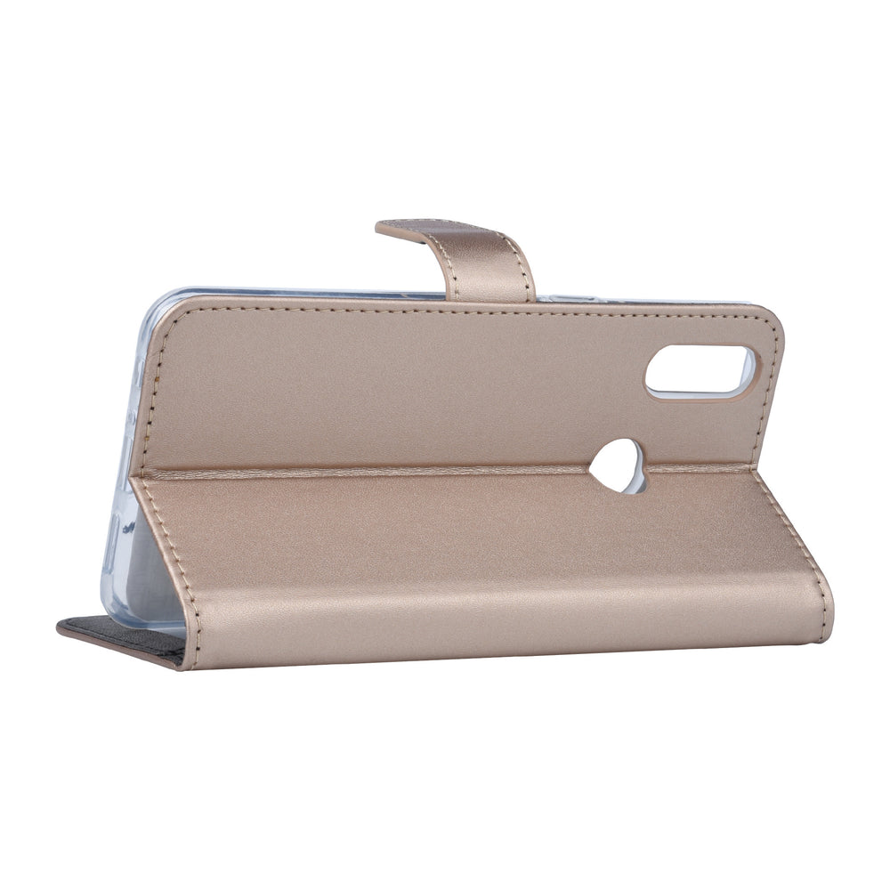 Goud hoesje Samsung Galaxy A10s - Book Case - Pasjeshouder (A107F)-Hoesjes-Ilumina Benelux