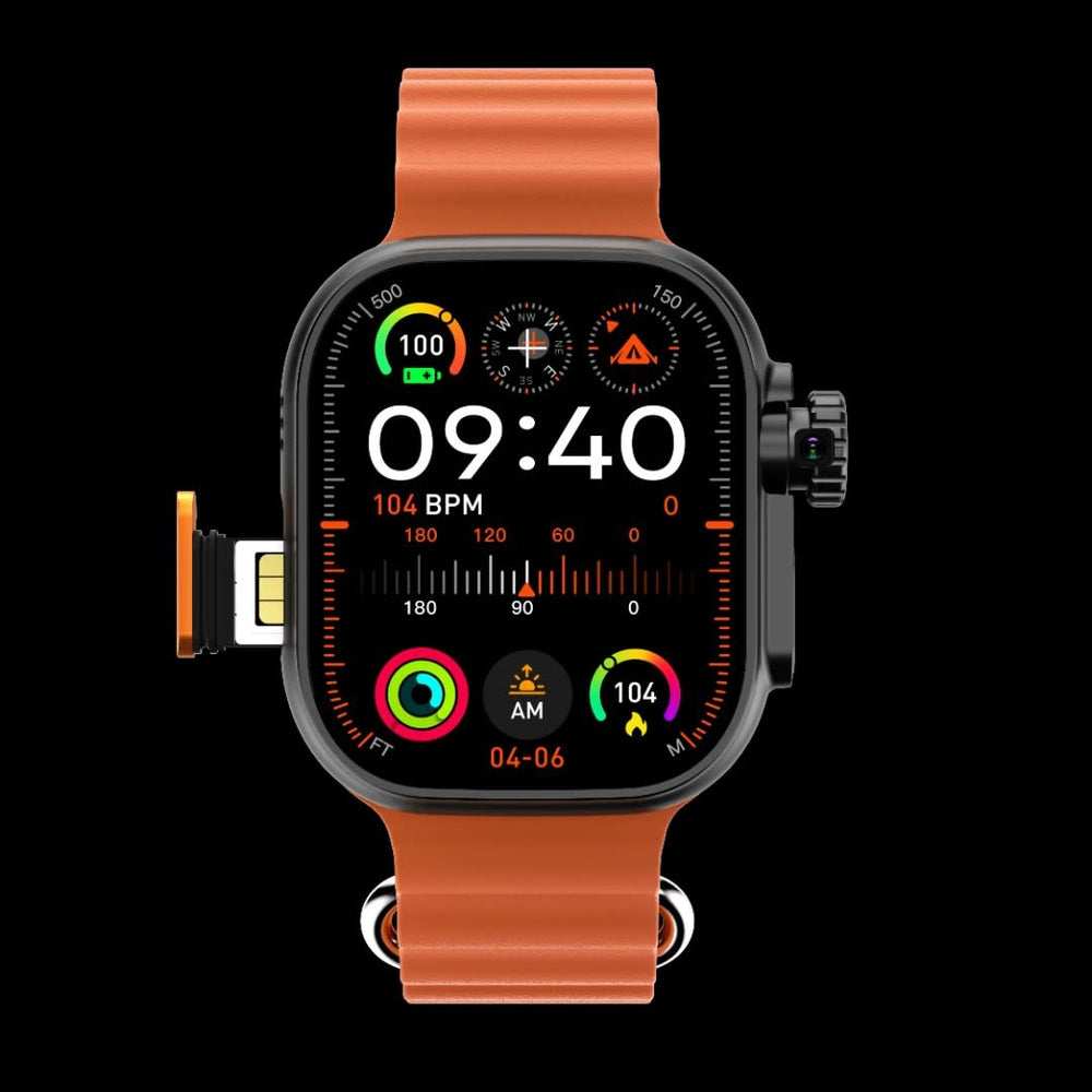 Green Lion 4G Ultra Smart Watch - Zwart-Smartwatches-Ilumina Benelux