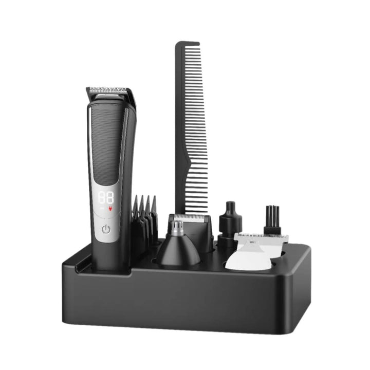 Green Lion 5 in 1 Grooming Set - 600mAh - Zwart-Baardtrimmer-Ilumina Benelux