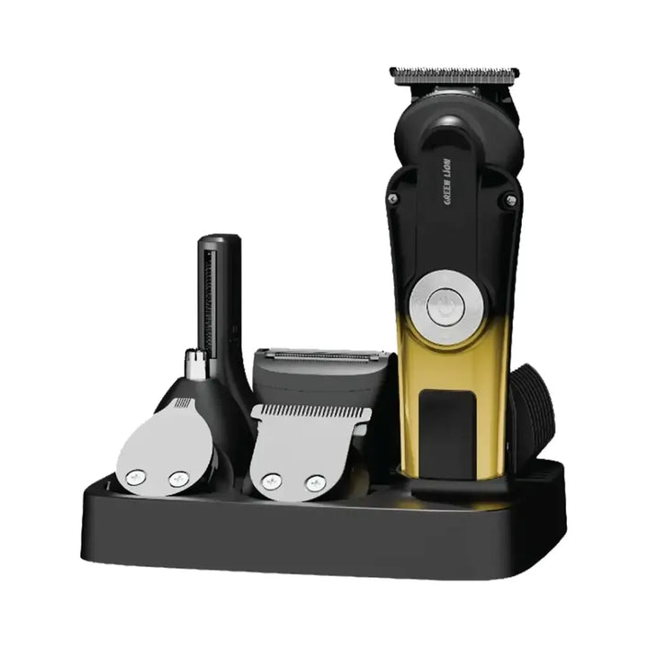 Green Lion 6 in 1 Trim Pro Grooming Kit - Zwart-Baardtrimmer-Ilumina Benelux
