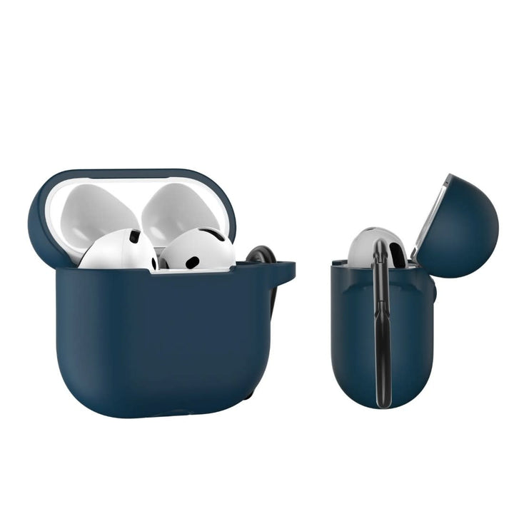 Green Lion Airpods 4 Case - Berlin Series - Blauw-Koptelefoon case-Ilumina Benelux
