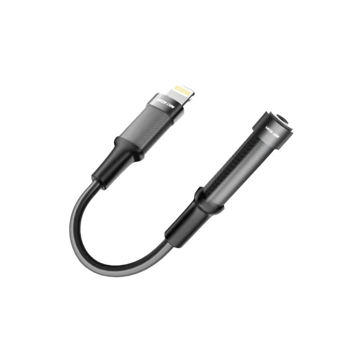 Green Lion Earphone Adapter - Lightning to 3.5 Aux - Zwart-Audiokabel-Ilumina Benelux