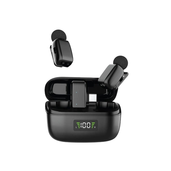 Green Lion Flex Mic Duo 2 in 1 - Type C to Lightning - Zwart-Audiokabel-Ilumina Benelux