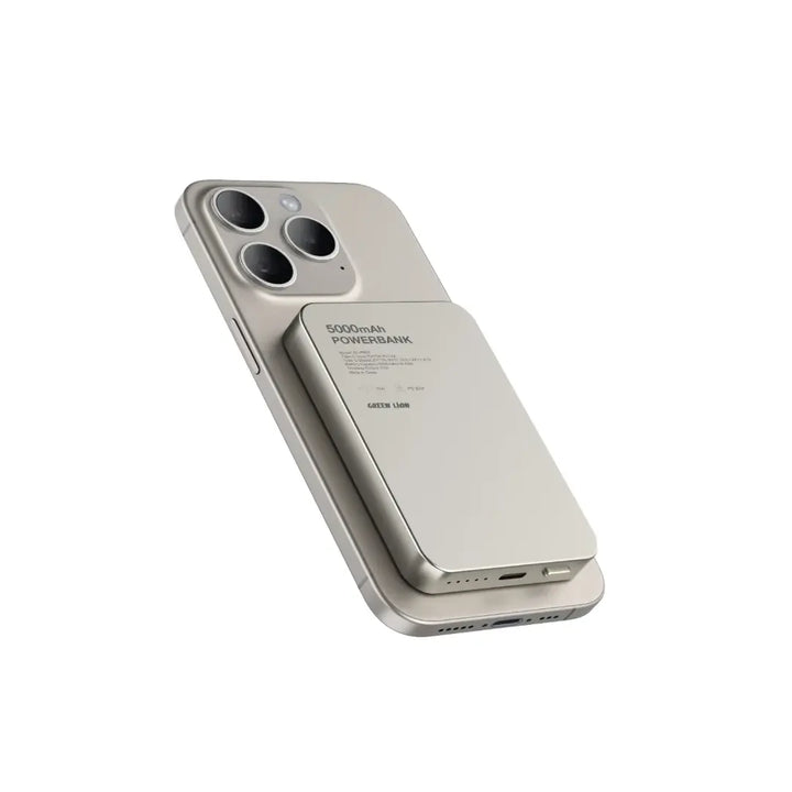 Green Lion GL-MAG 5 PD20W Powerbank 5000mAh - Titanium-Powerbank-Ilumina Benelux